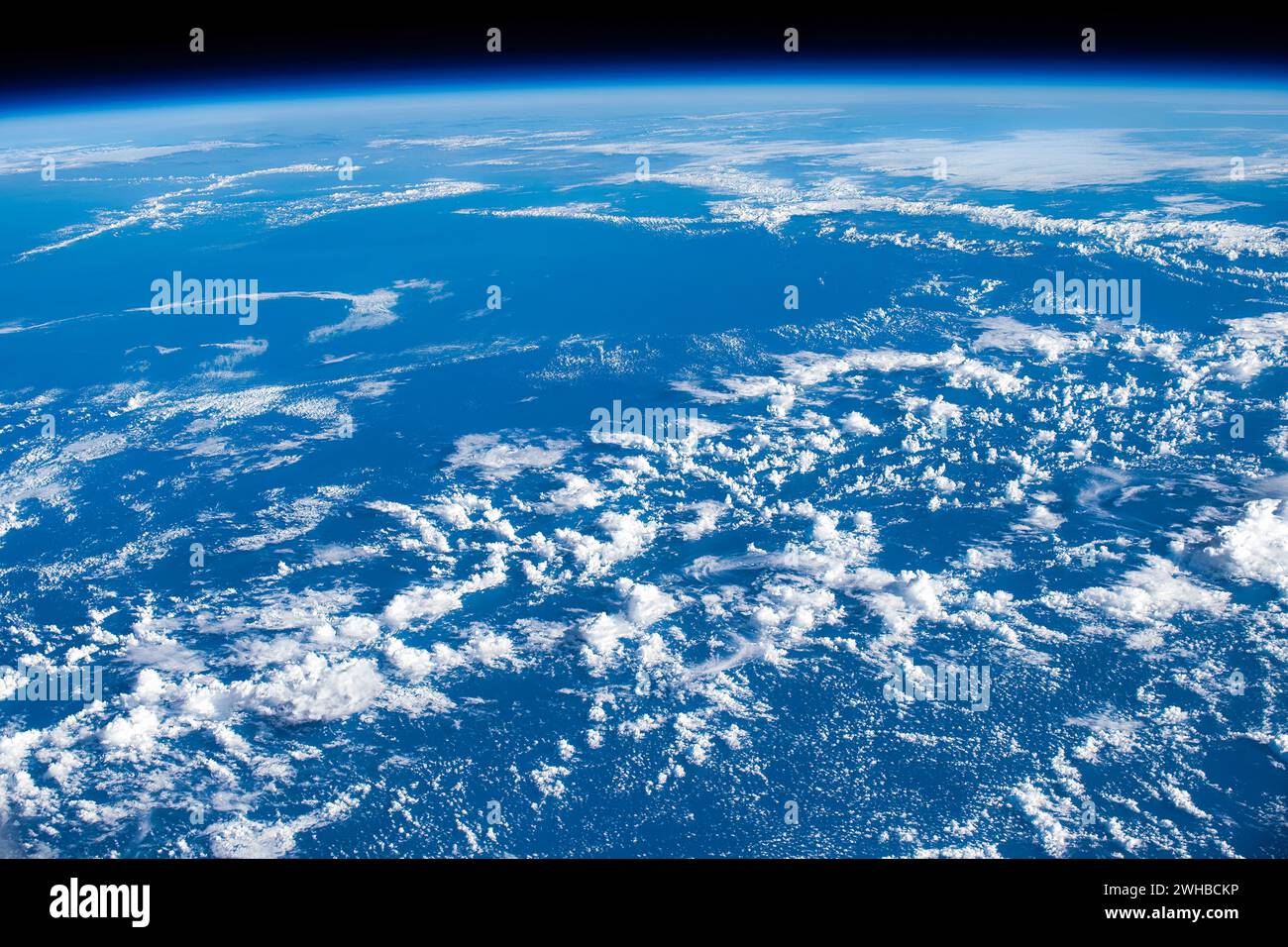 Cloudscape over planet Earth Stock Photo