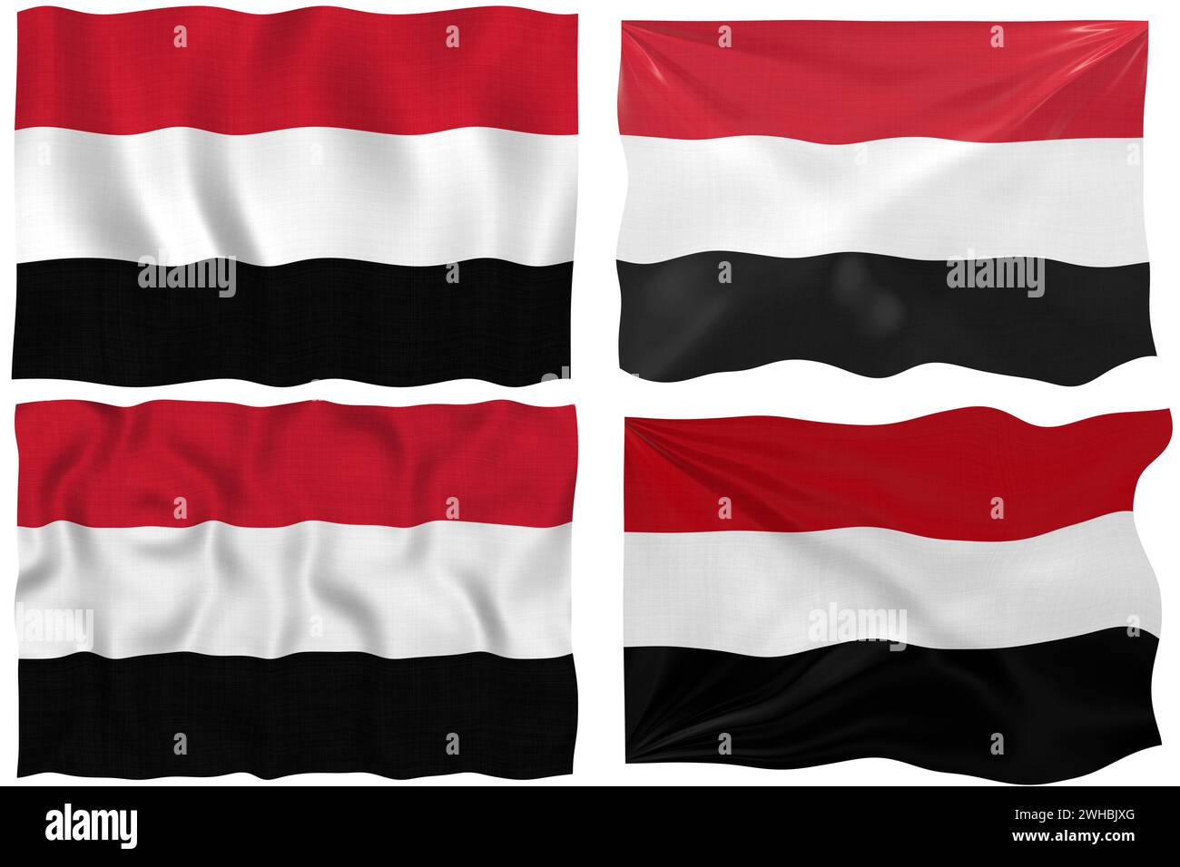 Flag of Yemen Stock Photo - Alamy