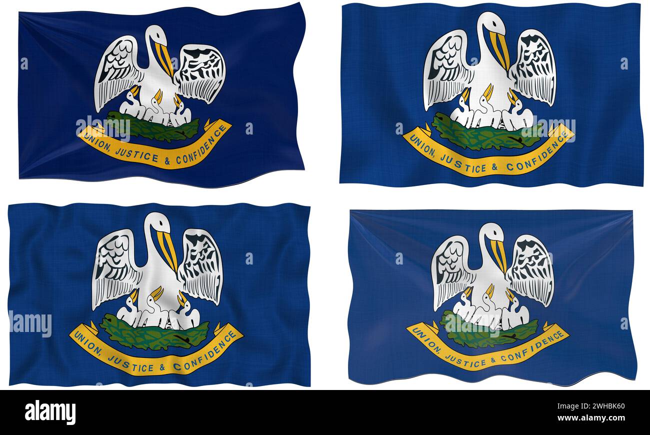 Flag of Louisiana Stock Photo - Alamy