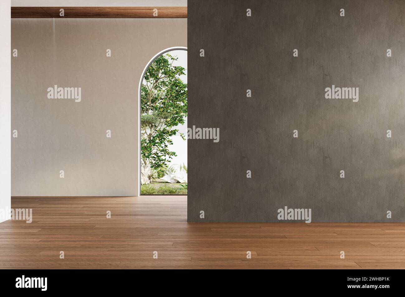 Photo inspiration: Curated Grey Concrete Walls Apartment Design Gallery View