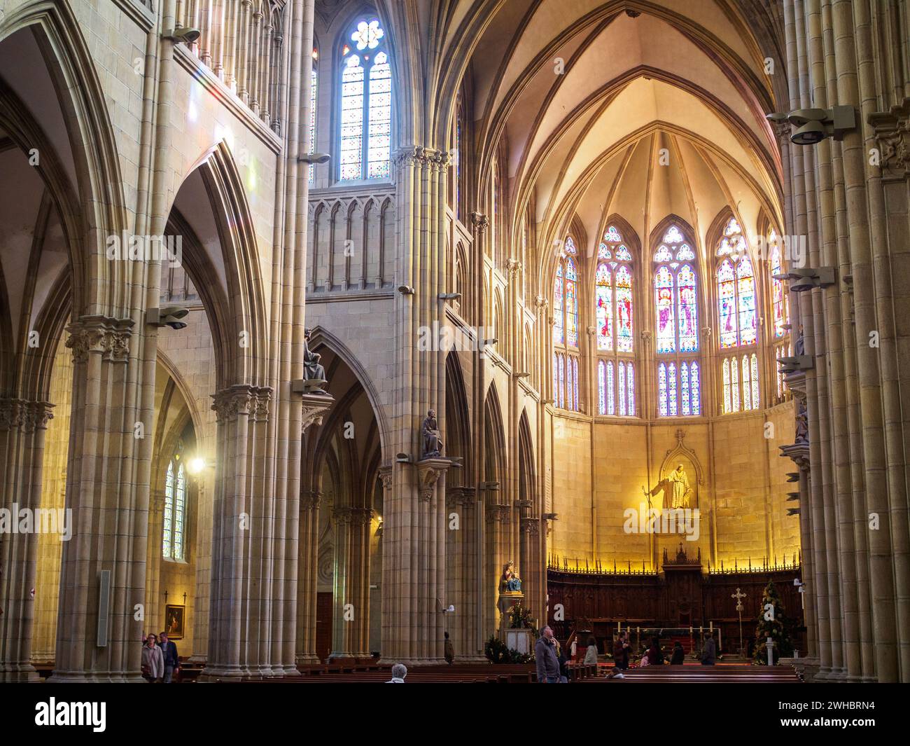 Neo gothic cathedral san sebastian hi-res stock photography and images ...