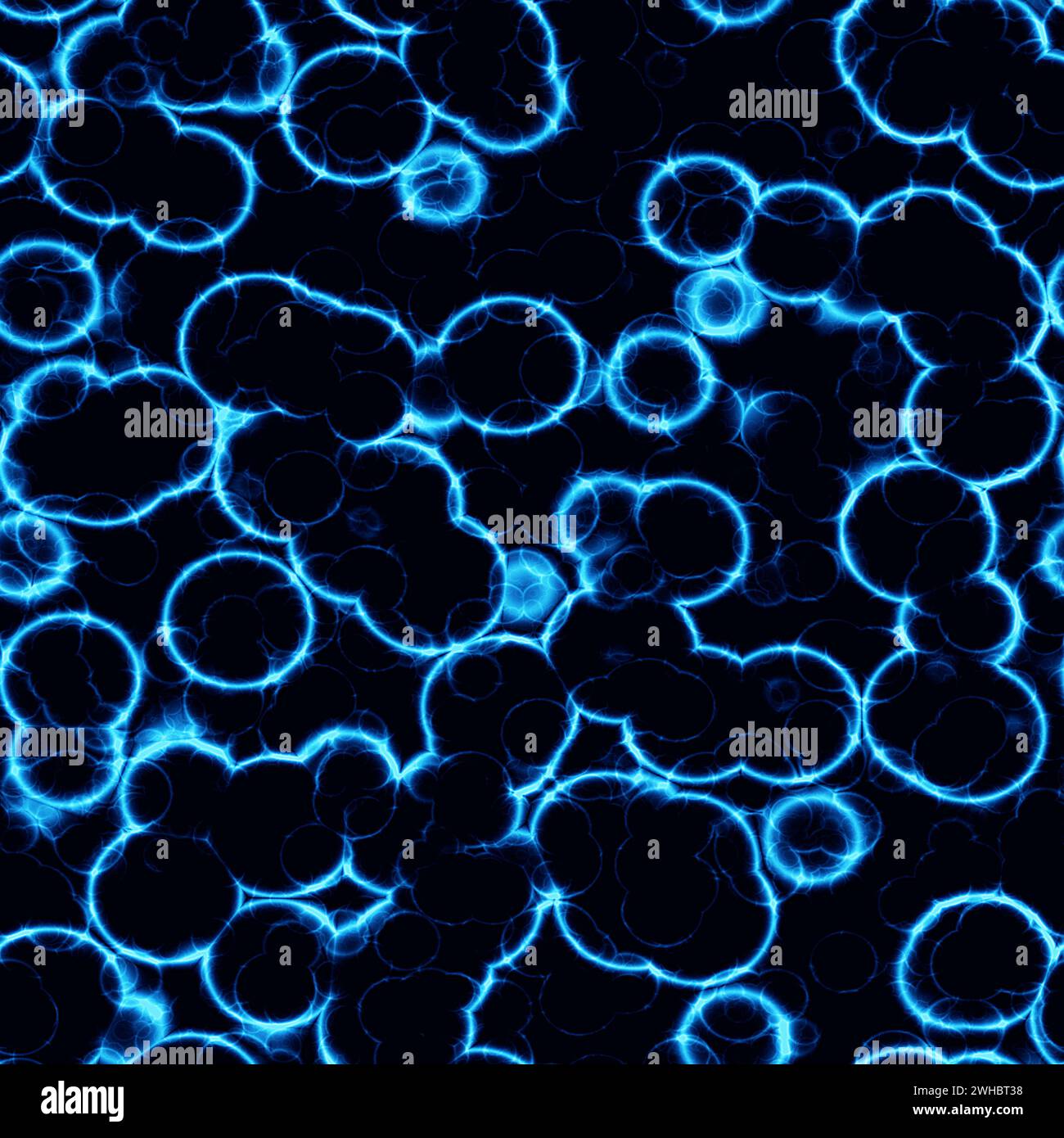 Electric neon cells Stock Photo