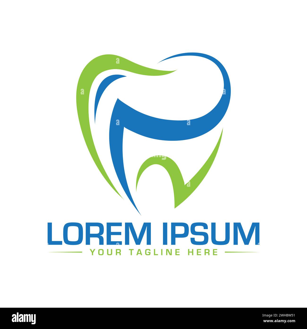 Dental Logo Design. Unique and Professional Dental Logo Design Stock