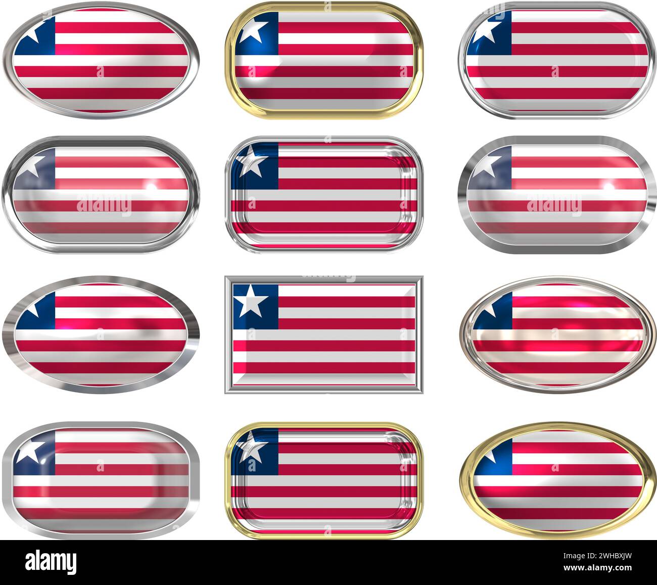 Flag of the liberia hi-res stock photography and images - Alamy