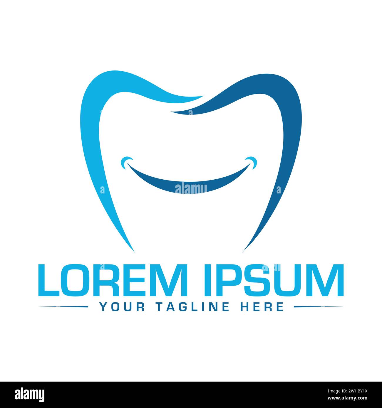 Dental Logo Design. Unique and Professional Dental Logo Design Stock