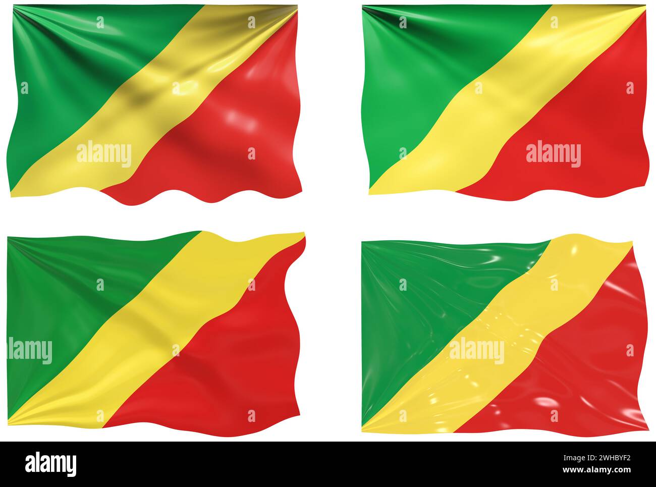Flag of the Republic of the Congo Stock Photo - Alamy