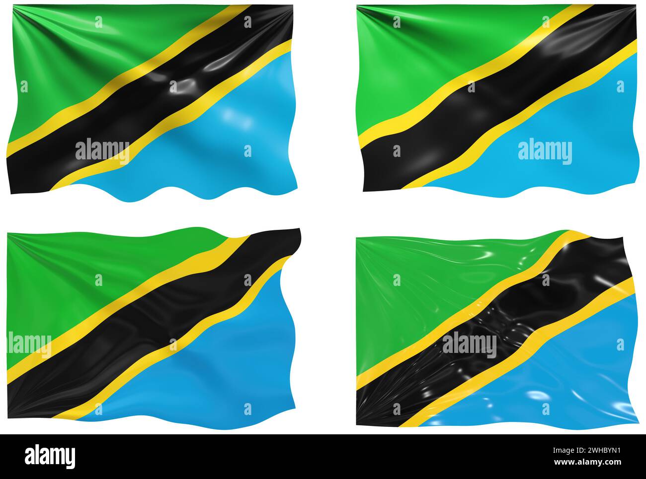 Flag of Tanzania Stock Photo - Alamy