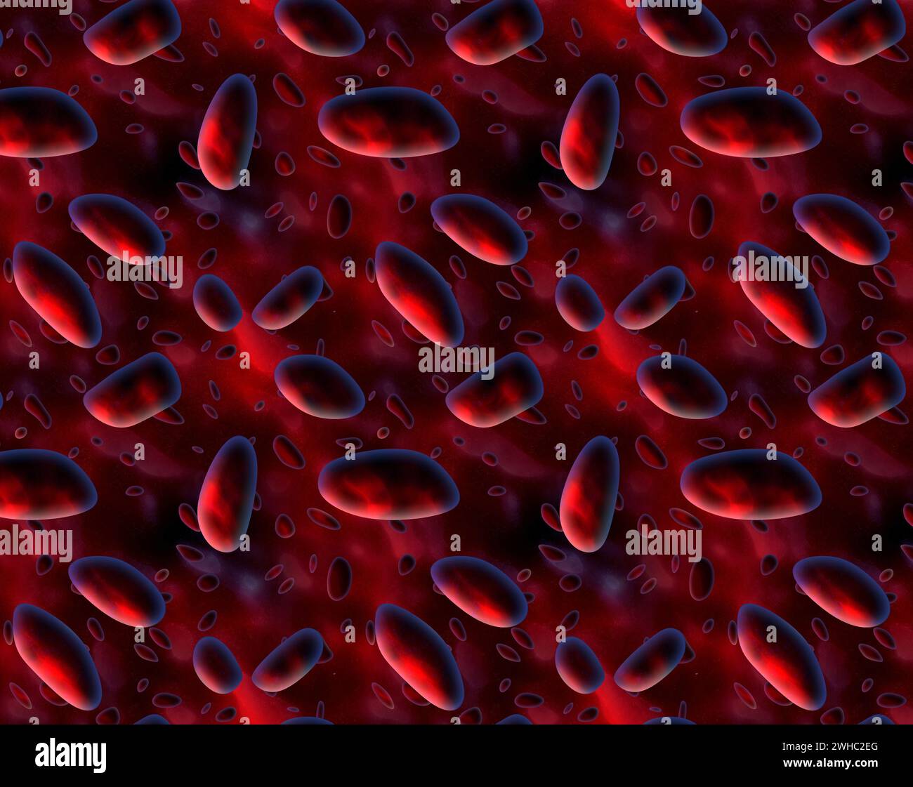 Blood cells Stock Photo
