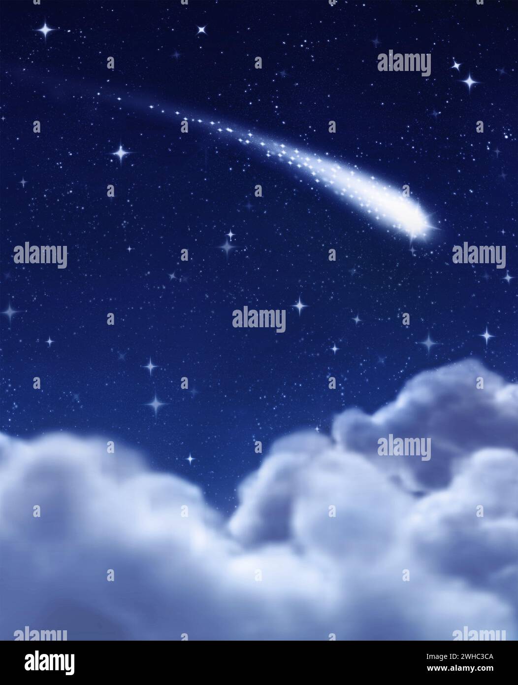 Shooting star night sky hi-res stock photography and images - Alamy