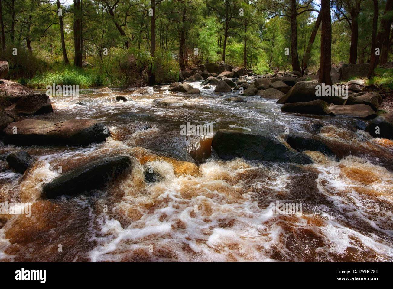 White Shell Rushing River Rushing rocks hi-res stock photography and images - Alamy