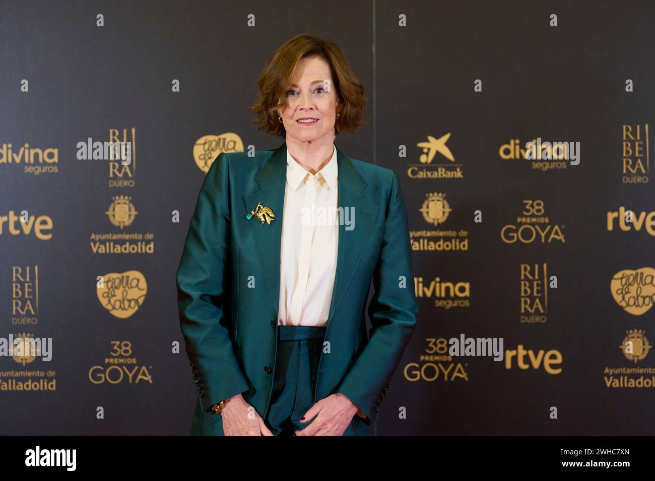 Valladolid. Spain. 20240209, Sigourney Weaver attends a photocall as