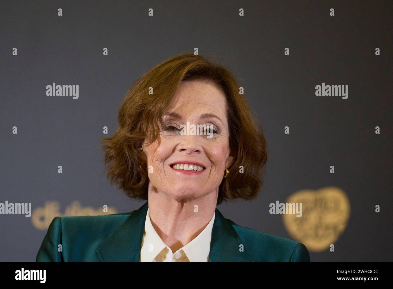 Valladolid. Spain. 20240209, Sigourney Weaver attends a photocall as