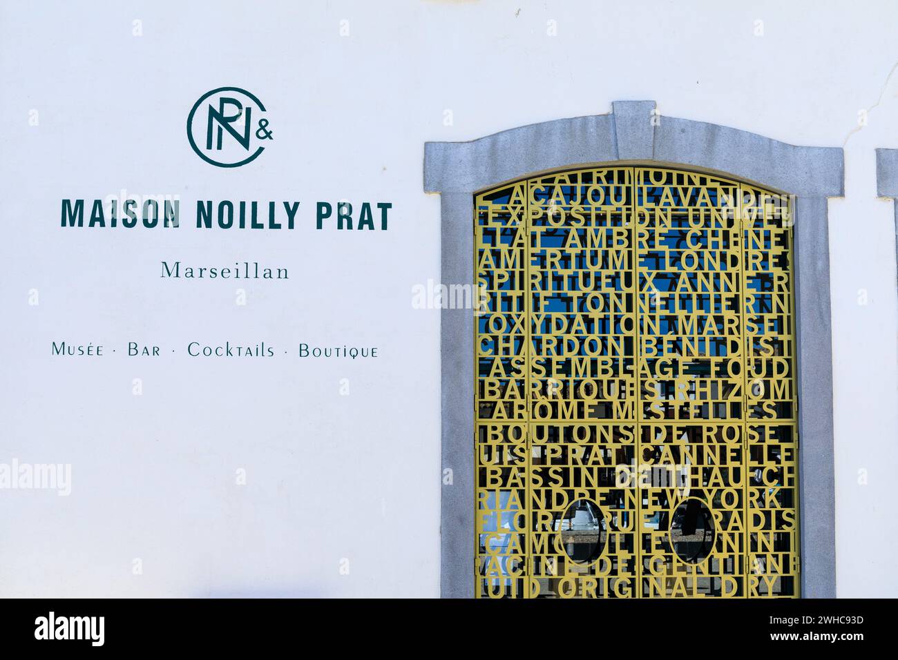Maison Noilly Prat, Marseillan, France Stock Photo