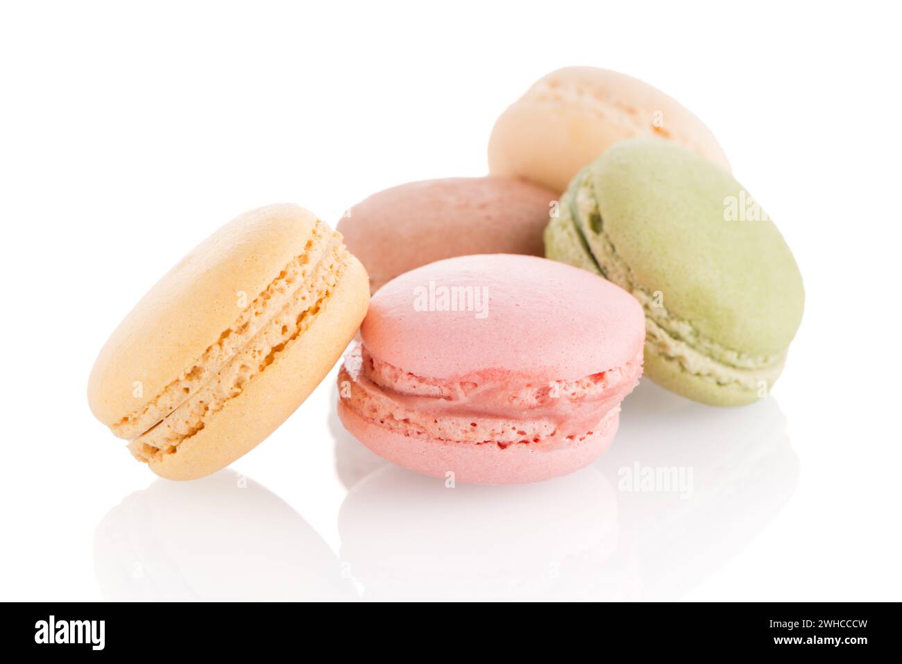 Colorful French Macarons Stock Photo - Alamy