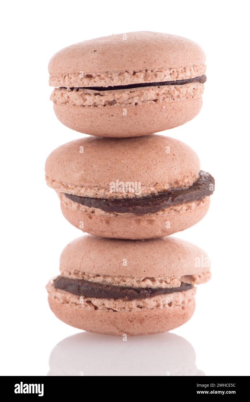 Colorful French Macarons Stock Photo