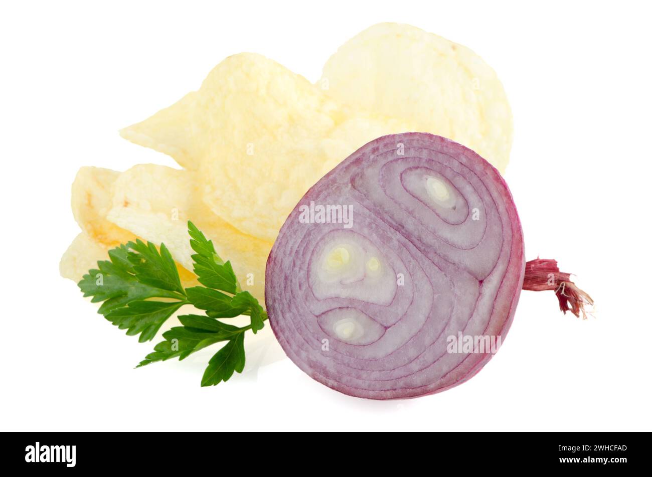 Food pile fried onion Cut Out Stock Images & Pictures - Alamy