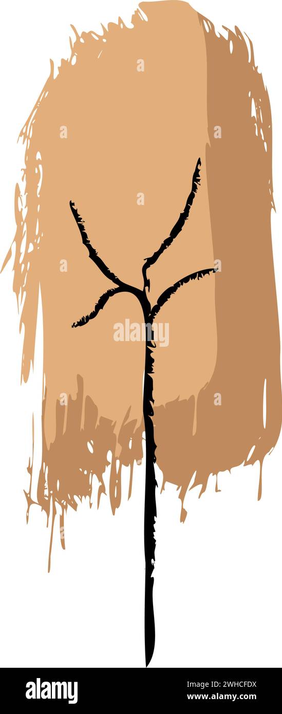 Vibrant oak tree branch Stock Vector Images - Alamy