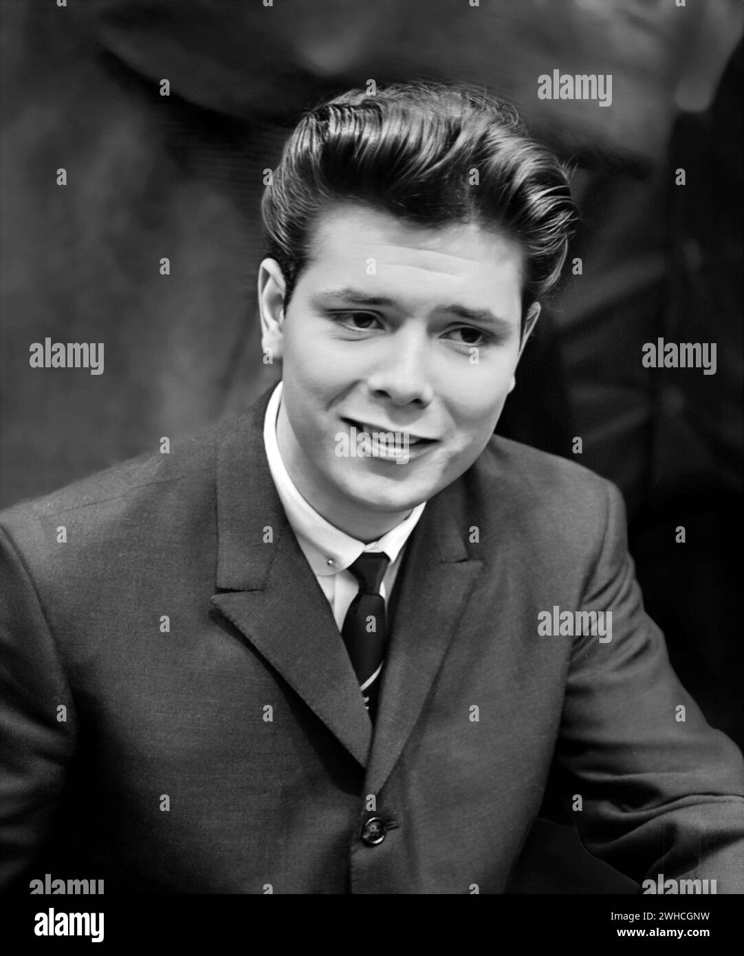 Cliff Richard. Portrait of the English singer, Sir Cliff Richard  (b. Harry Rodger Webb; 1940) in 1962 Stock Photo