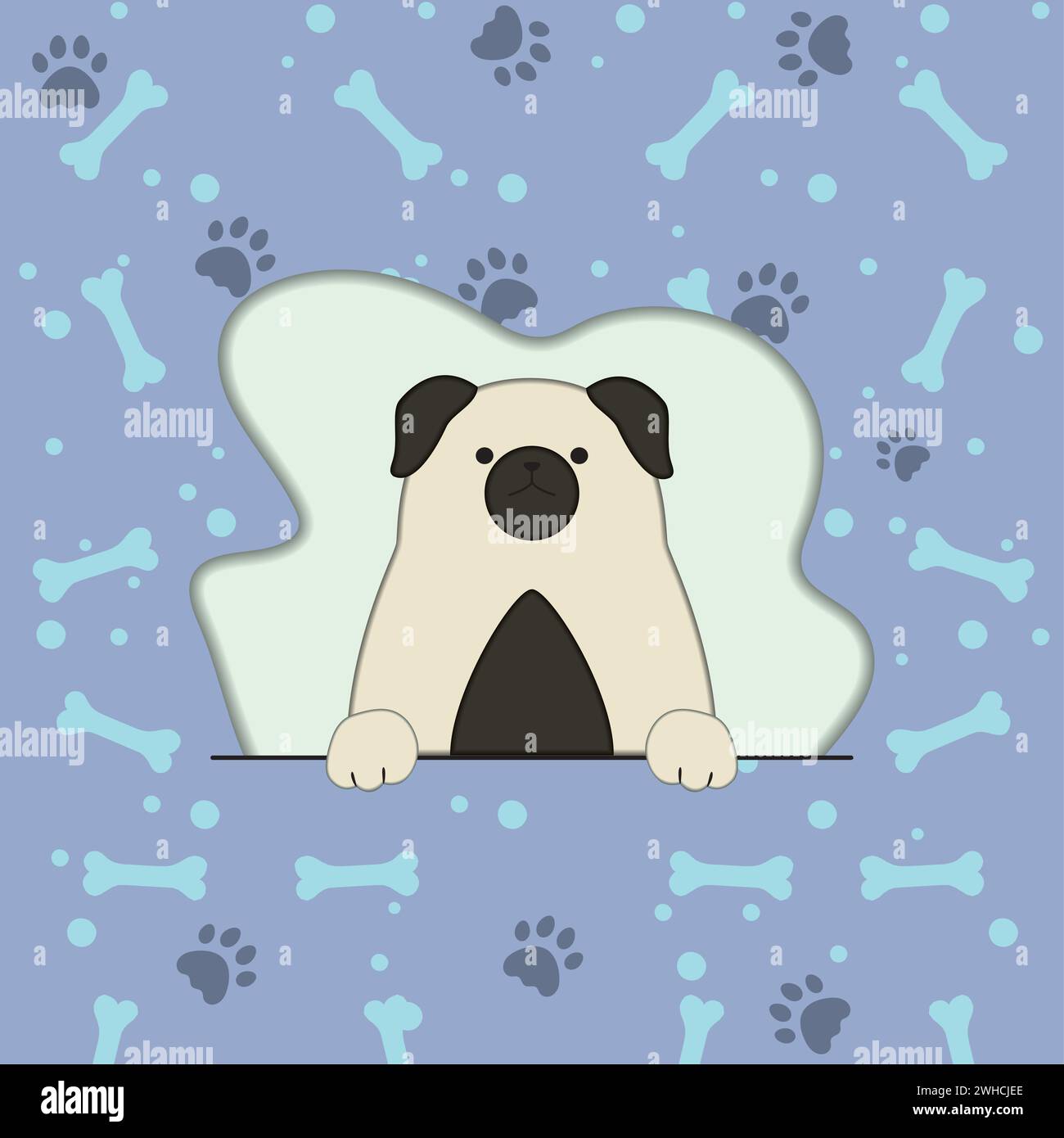 Isolated cute dog cartoon character Vector Stock Vector Image & Art - Alamy
