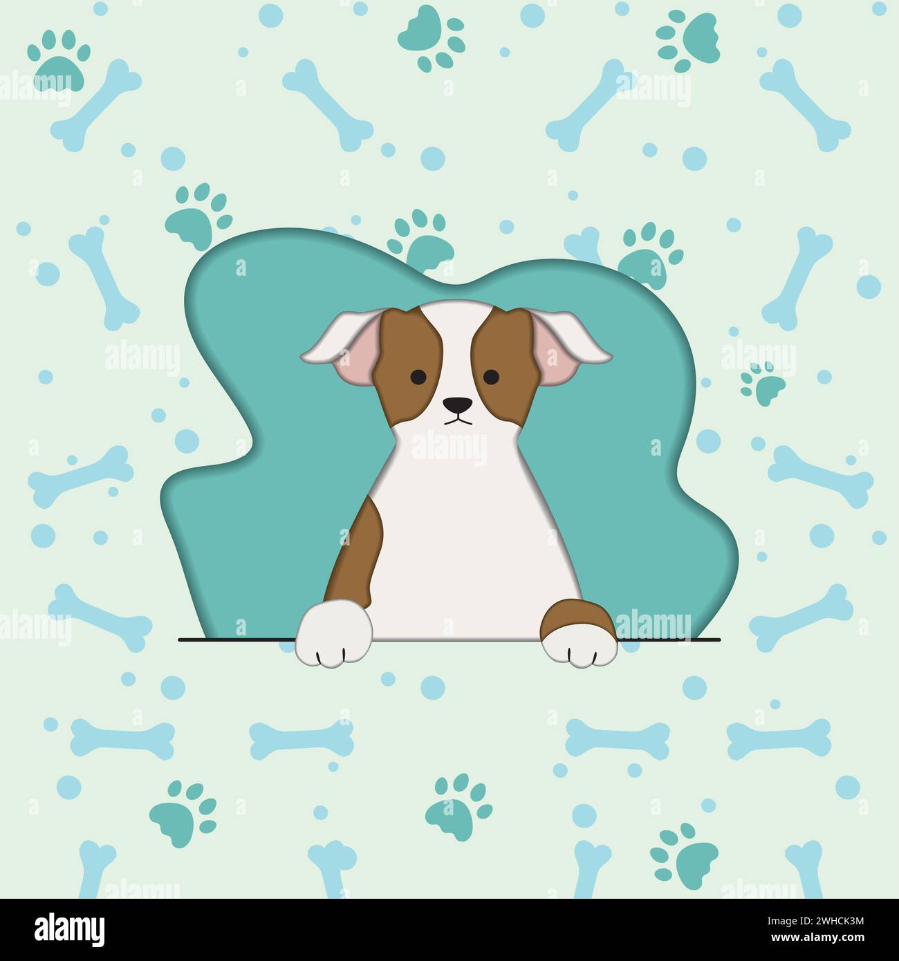 Isolated cute dog cartoon character Vector Stock Vector Image & Art - Alamy