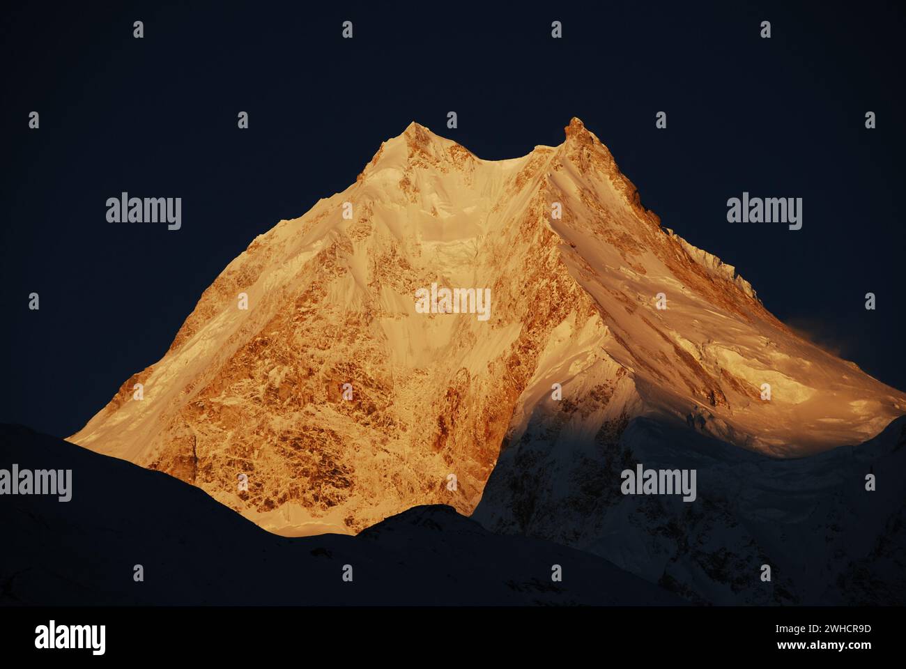 Mount Manaslu I Stock Photo