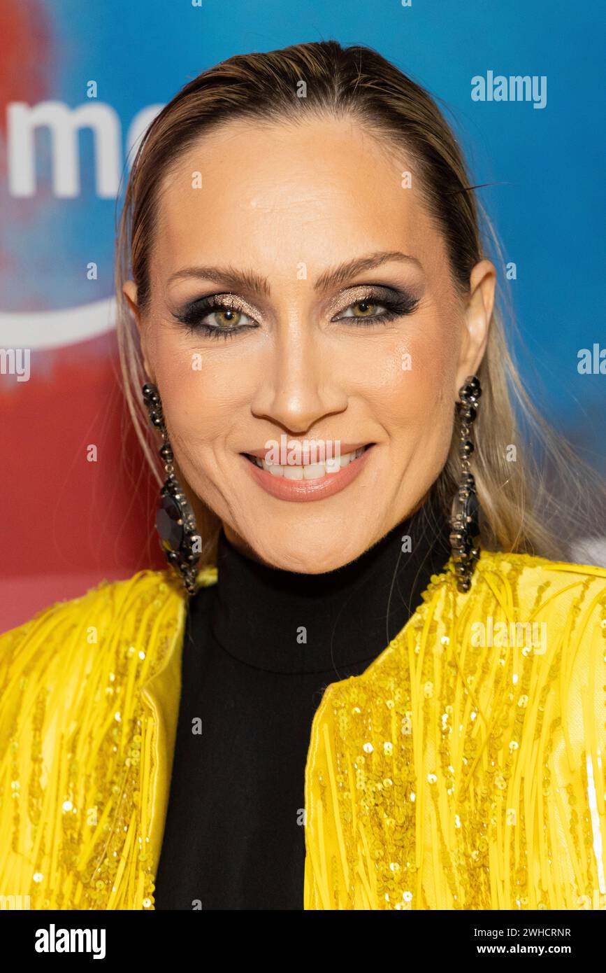 Jelena Gavrilovic poses for photographers upon arrival at the premiere