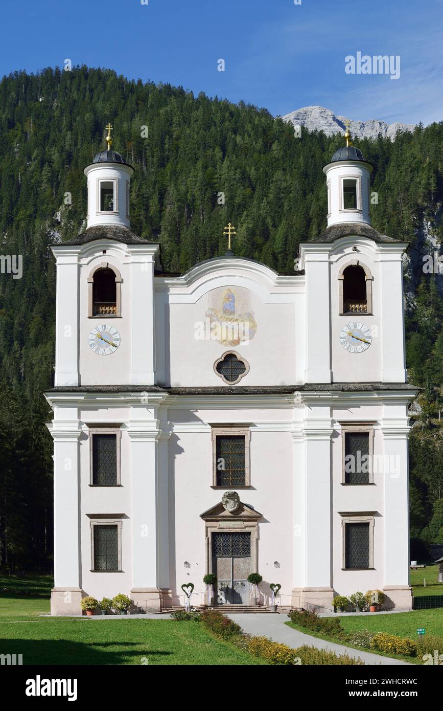 Maria Kirchental pilgrimage church, Sankt Martin bei Lofer, Salzburger Land, Austria Stock Photo