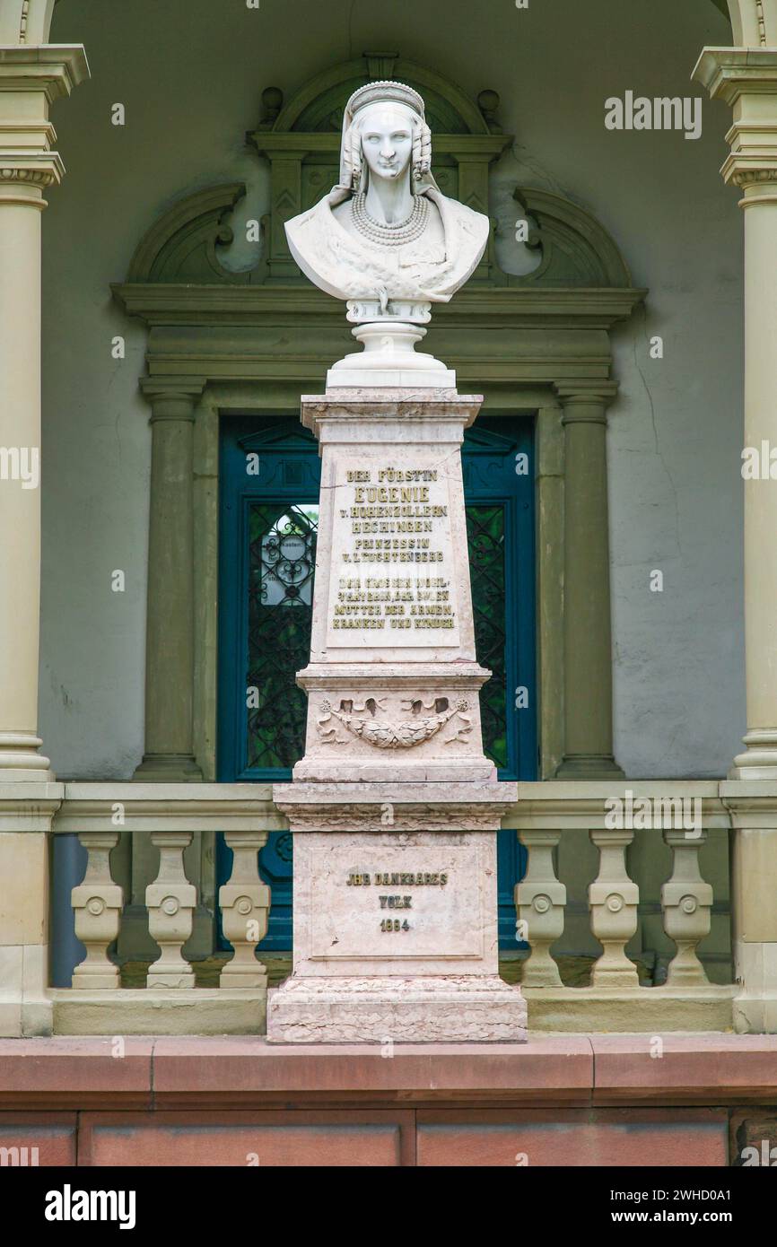 Bust Inscription Bust of Princess Eugenie von Hohenzollern Hechingen, Princess of ...