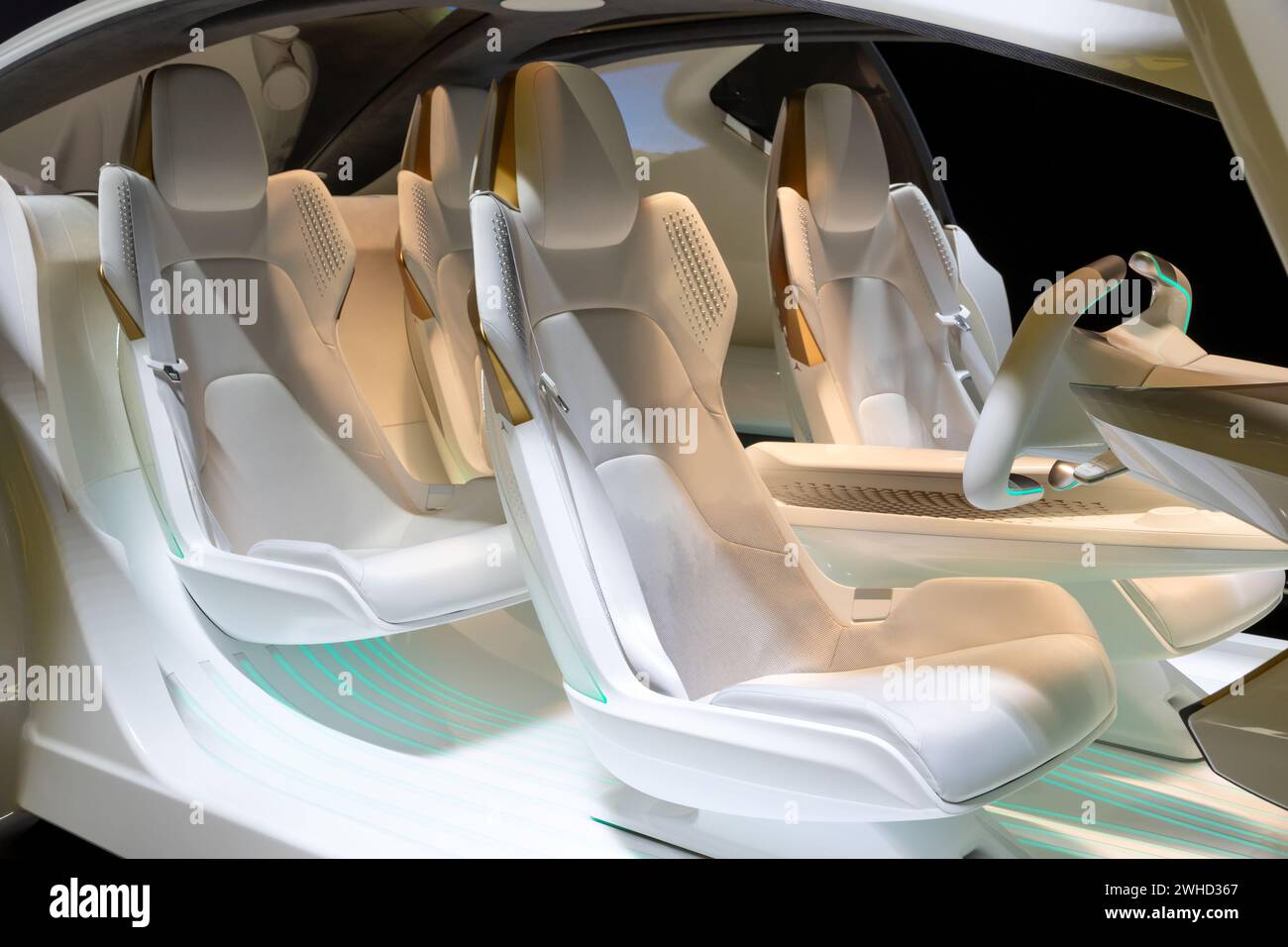 Toyota Concept i-Series autonomous electric car at the 88th Geneva International Motor Show. Switzerland - March 6, 2018 Stock Photo