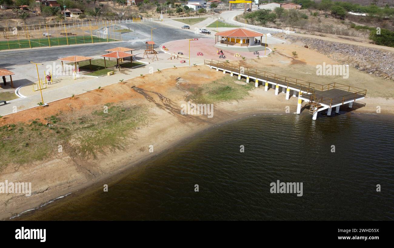 ruy barbosa, bahia, brazil - december 10, 2023: from the Vilobaldo Alencar Dam in the city of Ruy Barbosa, Chapada Diamantina region. Stock Photo