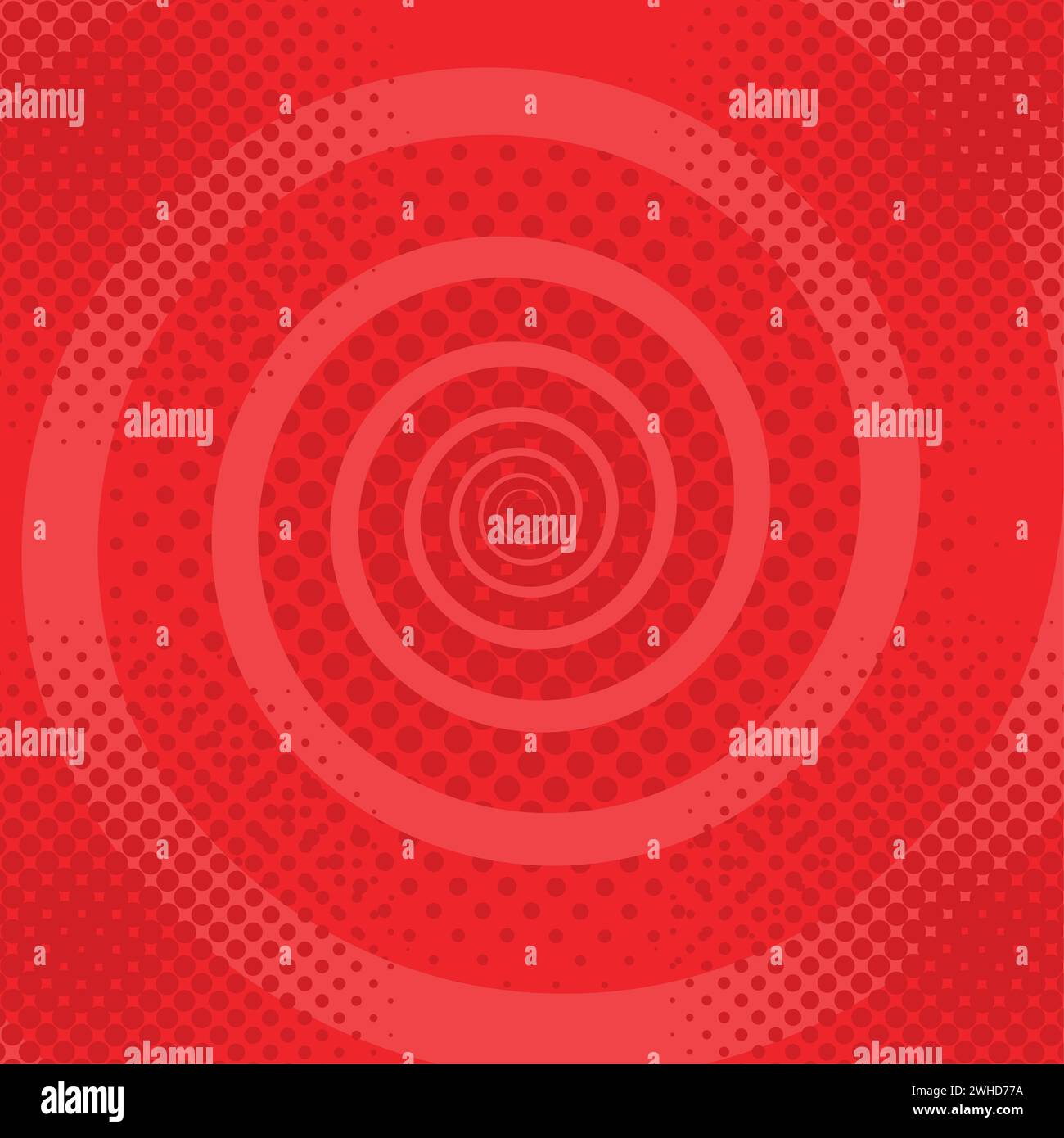 Colored comic page background with halftone effects Vector Stock Vector