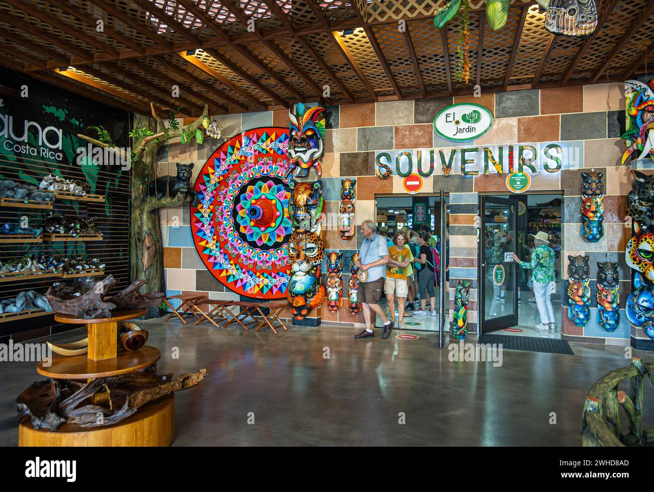 Costa Rica, San Jeronimo - July 22, 20.23: El Jardin Souvenir shop