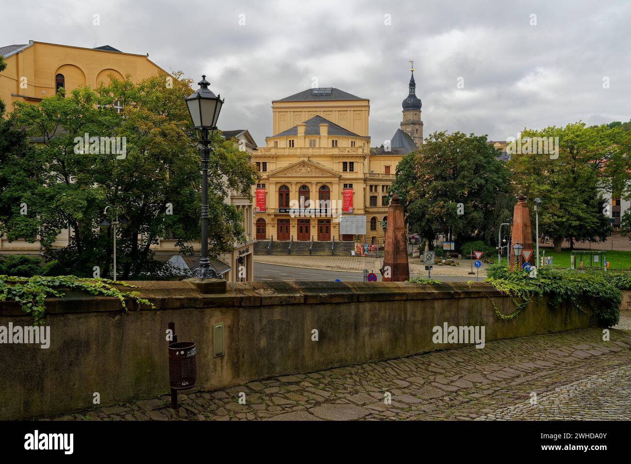 Theater in the skat town of Altenburg, Thuringia, Germany Stock Photo