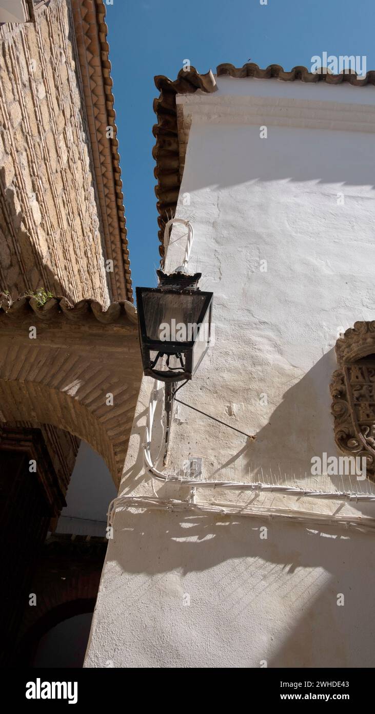 Spain, Andalucia, Cordoba, street lamp Stock Photo
