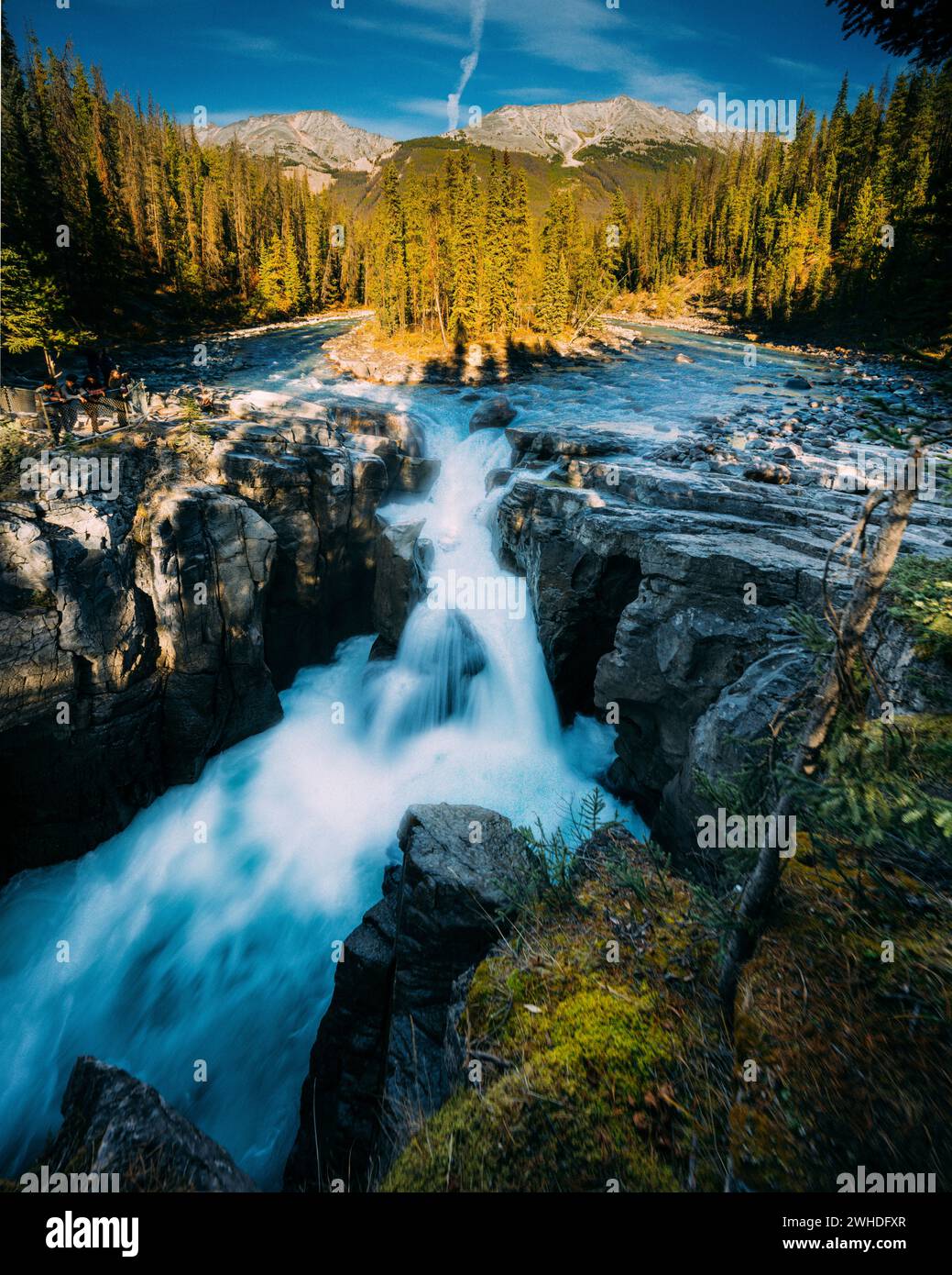Athabasca Falls, Canada Stock Photo