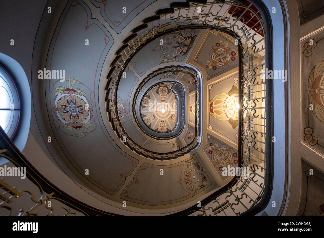 Stairway at the Art Nouveau Museum in Riga, Latvia Stock Photo - Alamy