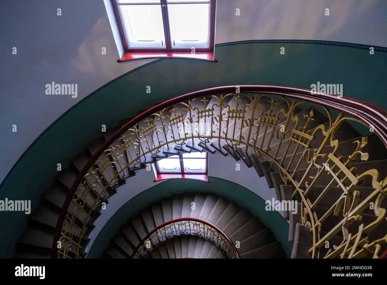 Stairway at the Art Nouveau Museum in Riga, Latvia Stock Photo - Alamy