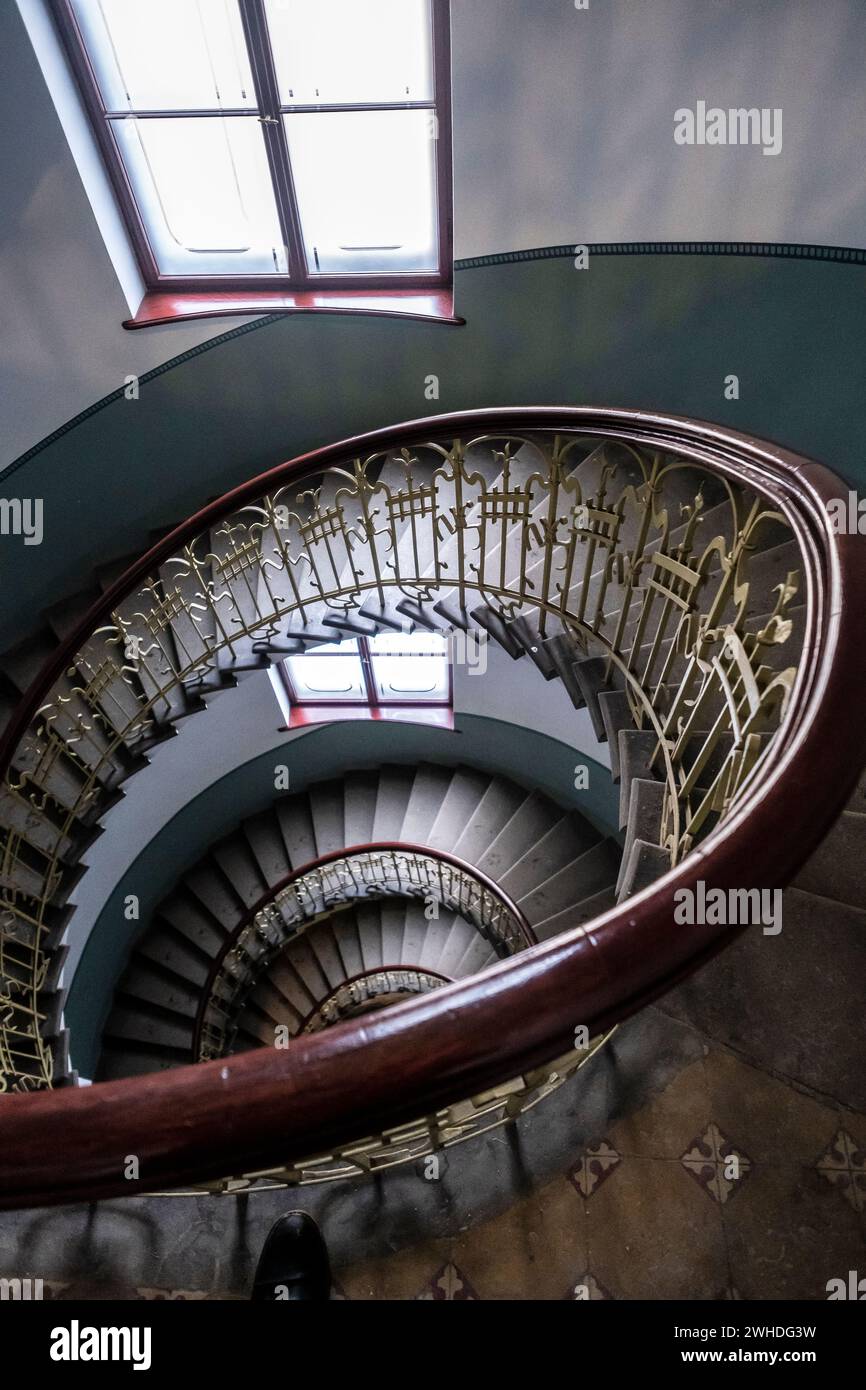 Stairway at the Art Nouveau Museum in Riga, Latvia Stock Photo - Alamy