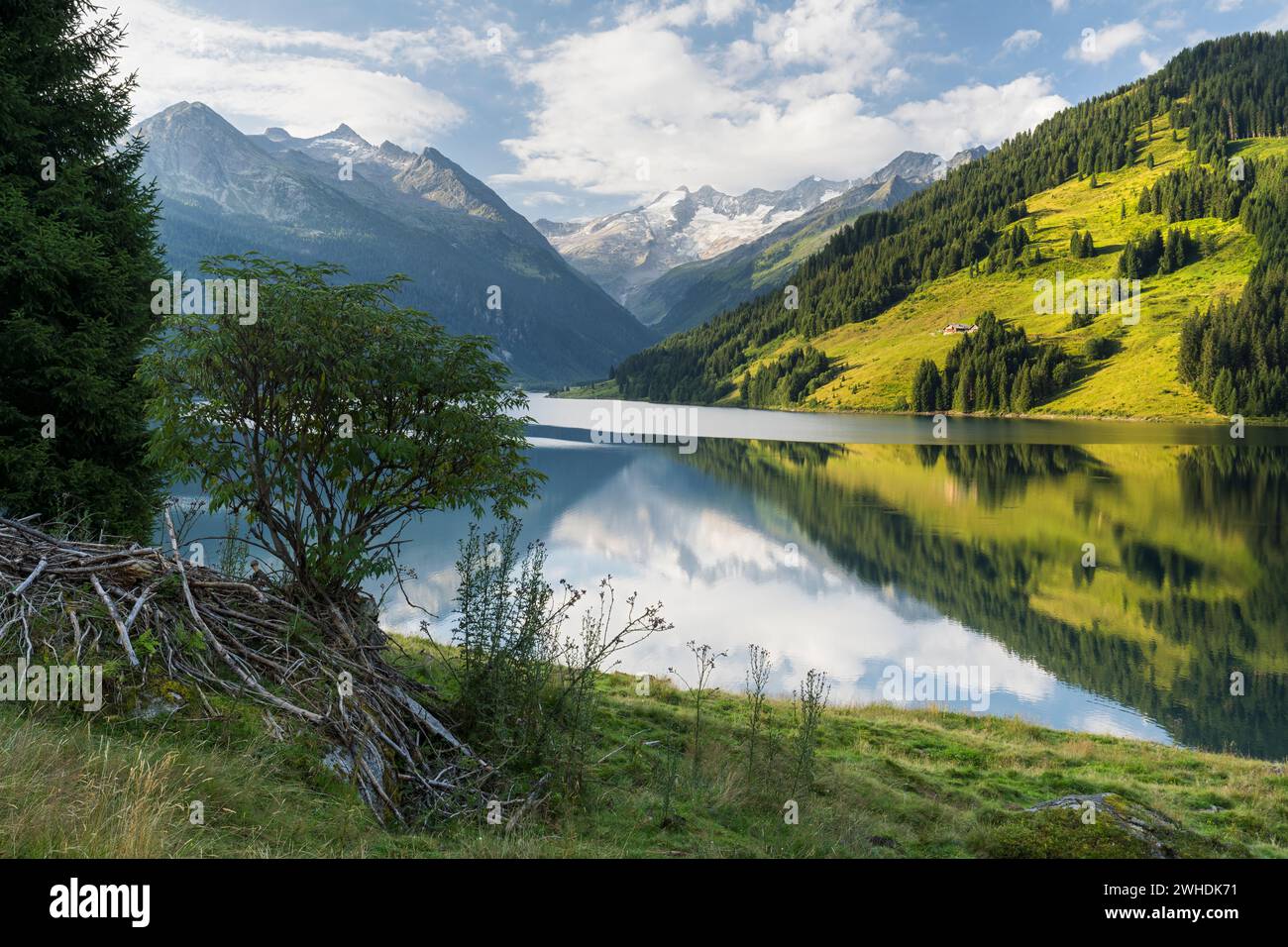 Durlassboden Reservoir Gerlos Pass Zillertal Alps Salzburg Austria durlassboden-reservoir-gerlos-pass-zillertal-alps-salzburg-austria