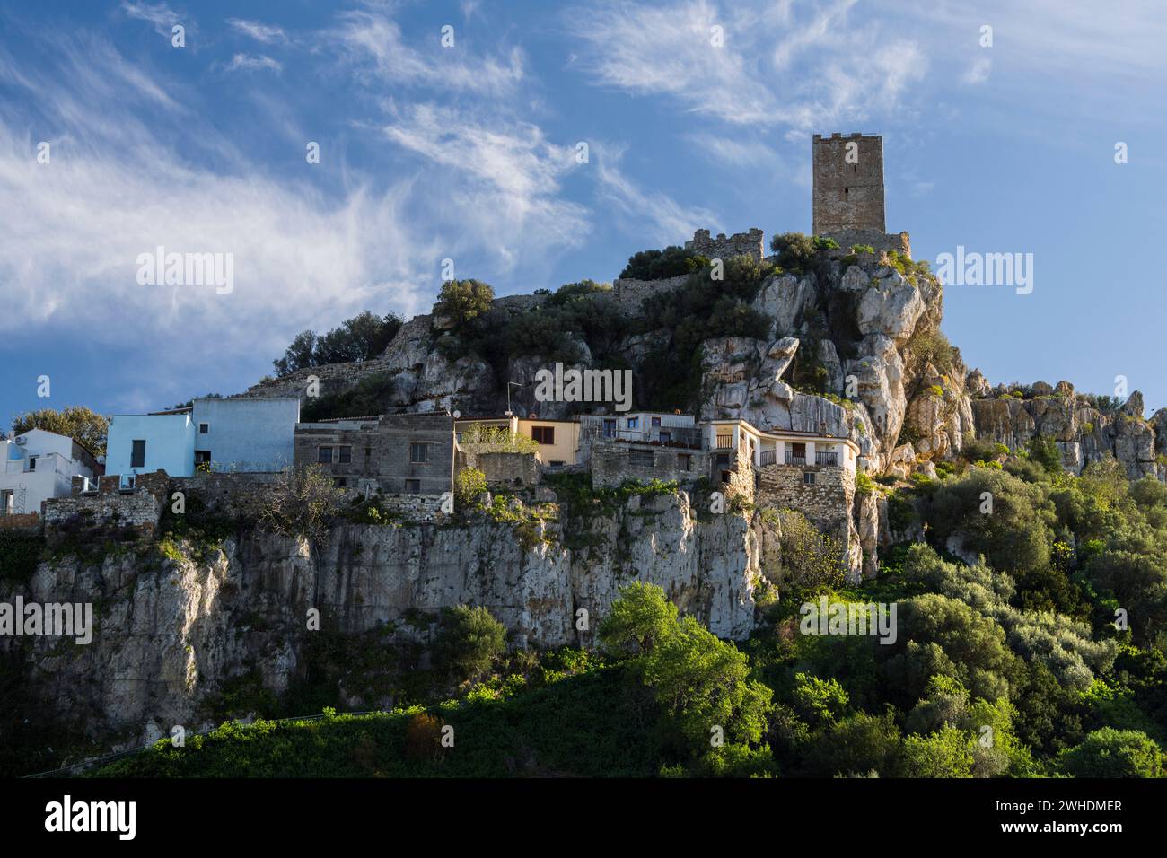 Castello della Fava, Posada, Sardinia, Italy Stock Photo