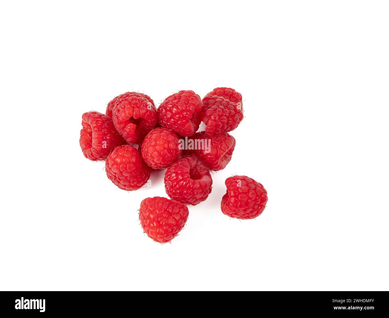 Raspberry isolated on white background. Raspberry close-up Stock Photo ...