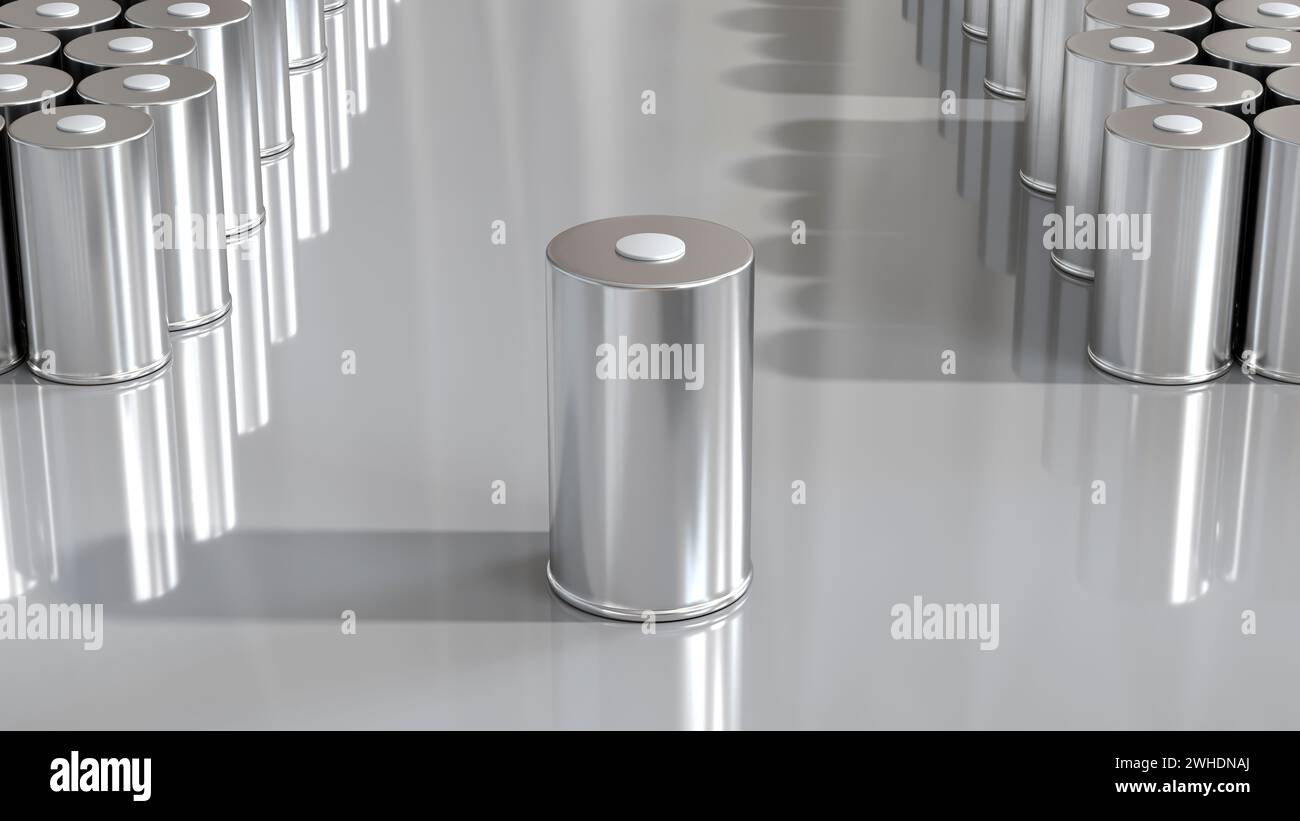 Lithium-ion traction 4680 battery pack, High-capacity accumulator cell ...
