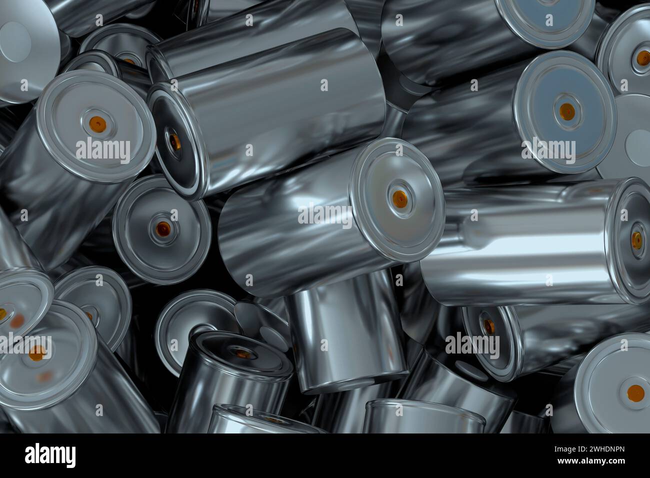 Lithiumion 4680 Electric Car Batteries waste, accumulator cell recycling plant, Battery