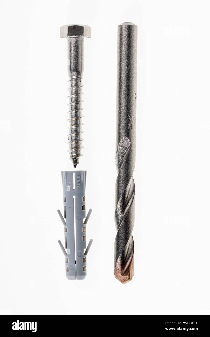 Hexagonal wood screw stainless steel, TOX expanding dowel ëBarracudaë