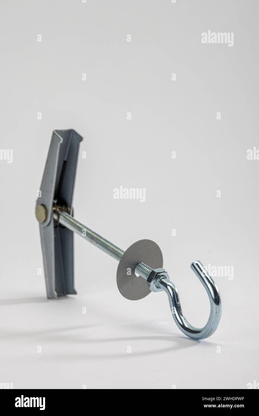 Springloaded dowel, cavity dowel, white background Stock Photo Alamy