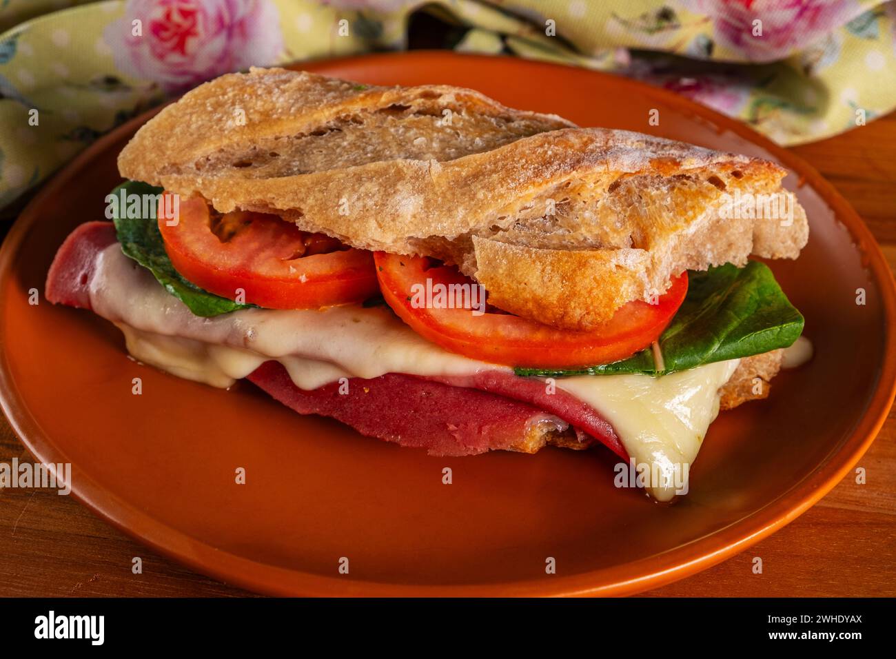Mortadela mozzarella hi-res stock photography and images - Alamy