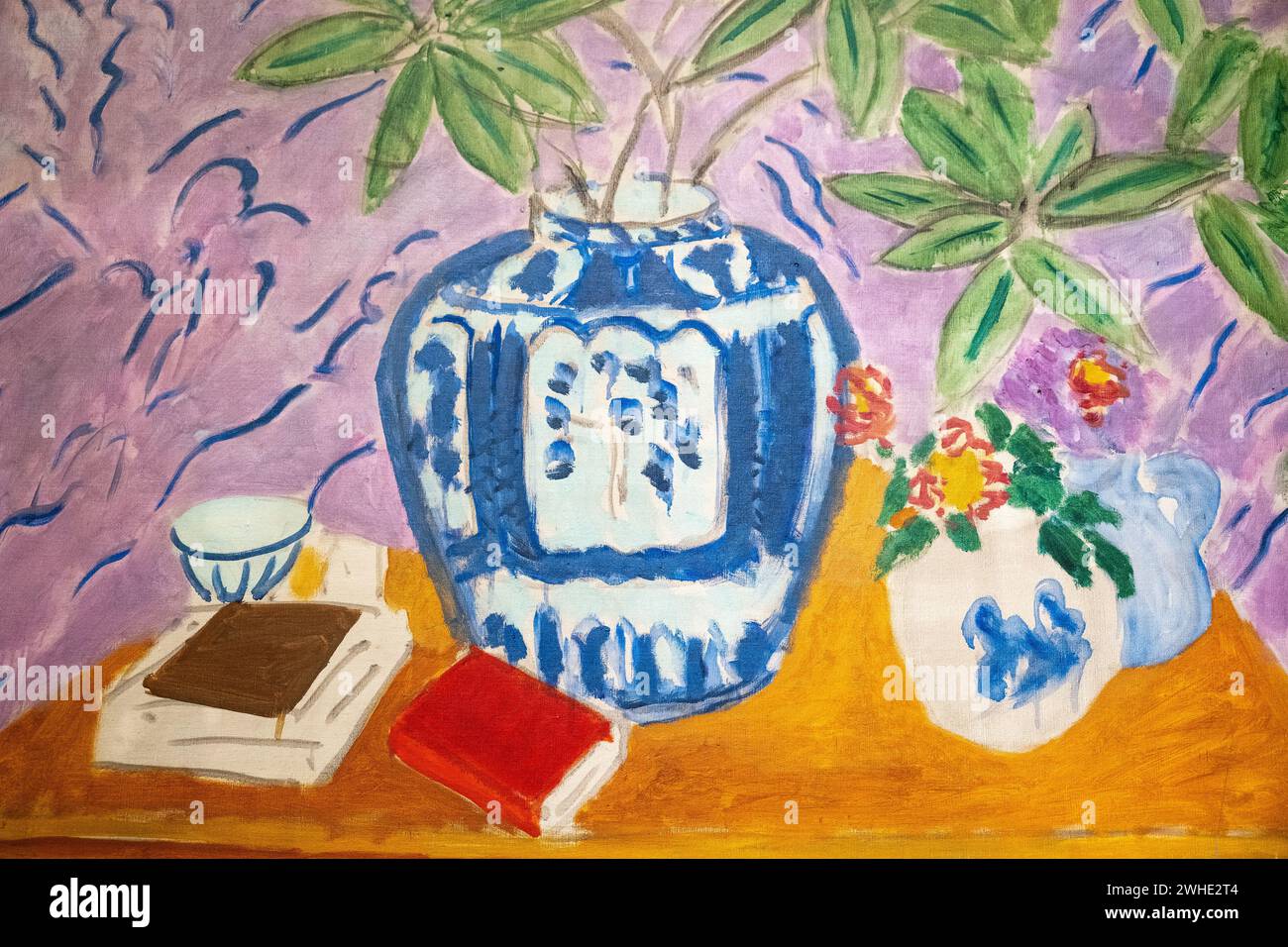 A portion of Henri Matisse's 1934 oil on canvas painting