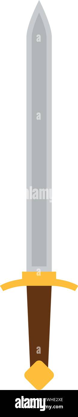 Isolated sword weapon medieval icon Vector Stock Vector Image & Art - Alamy