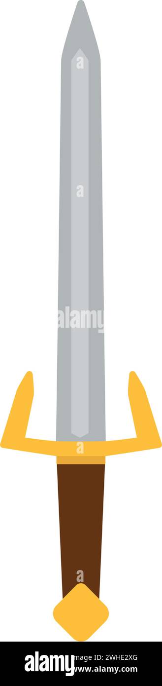 Isolated sword weapon medieval icon Vector Stock Vector Image & Art - Alamy