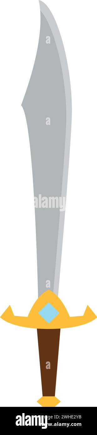 Isolated sword weapon medieval icon Vector Stock Vector Image & Art - Alamy